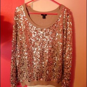 Sequin sweater from H&M